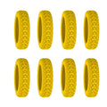 8pcs Travel Luggage Caster Shoes Silicone Suitcase Wheels Protection Cover Reduce Noise Trolley Box Casters Cover