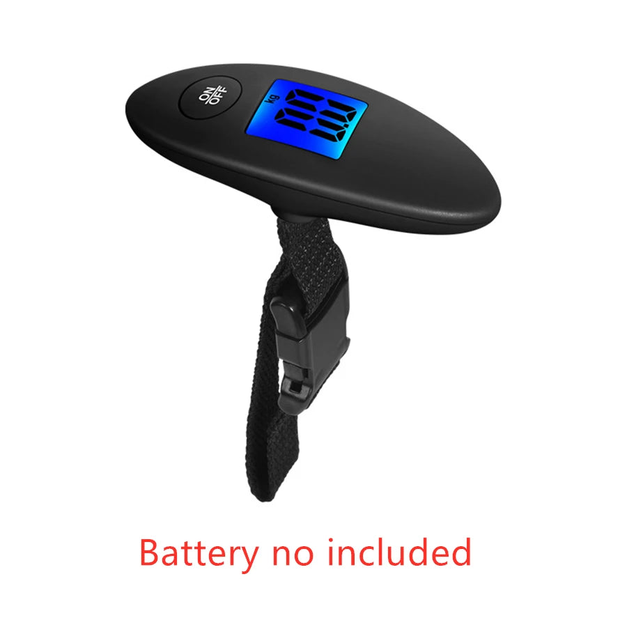 40kg/100g Portable Luggage Scale High Precision Travel Digital Hanging Scales With Webbing Belt LCD Digital Electronic Luggage