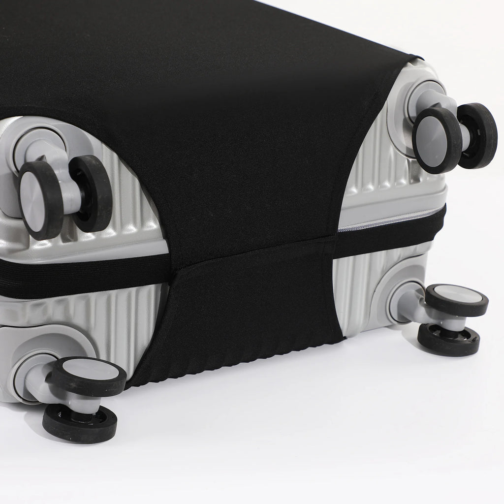 Solid Color Elastic Luggage Protective Cover Wear Resistant Suitcase Dust Cover Suitable for 18-28 Inch Travel Suitcases