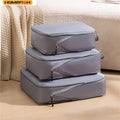 HOMEFISH 3Pcs/Set Travel Compressible Packing Multifunction Travel