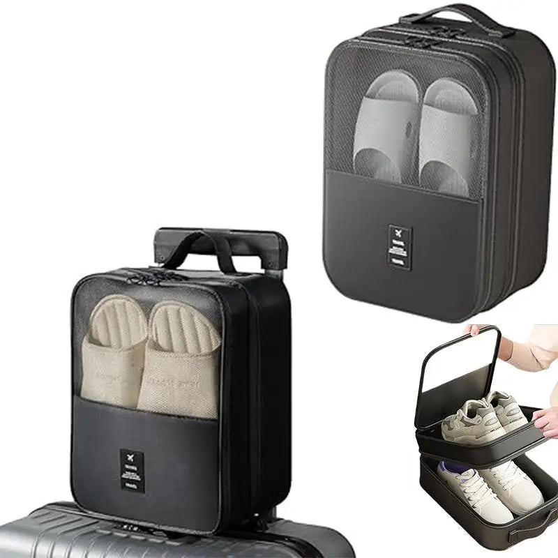 Shoe Bags - Holds 3 Pair of Shoes, Travel Essentials for Flying Carry