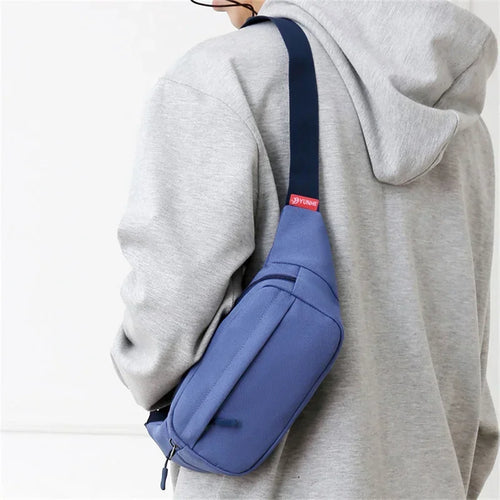 2025 Unisex Sports Fanny Pack - Fashion Canvas Waist/Shoulder Bag for