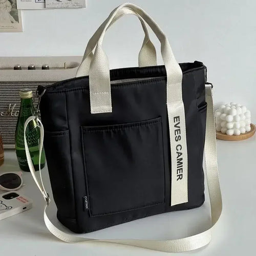 New Casual Tote Large Capacity Shoulder Bag Nylon Waterproof Canvas