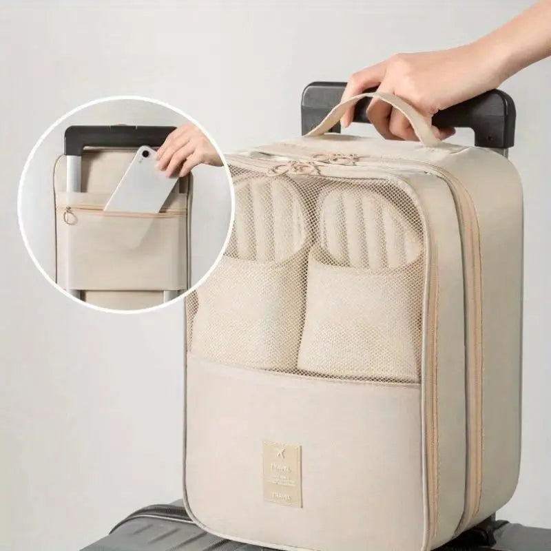 Shoe Bags - Holds 3 Pair of Shoes, Travel Essentials for Flying Carry