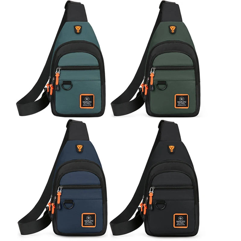 Men's leisure outdoor hiking bike shoulder bag, waterproof sports