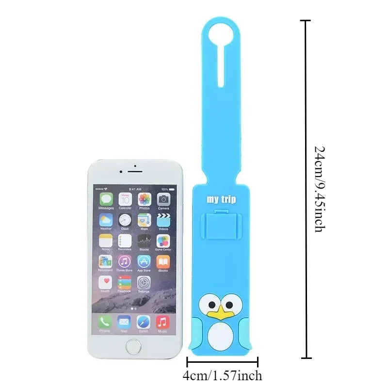 Lovely Silicone Luggage Tag Boarding Pass Luggage Tag Checked Fashion