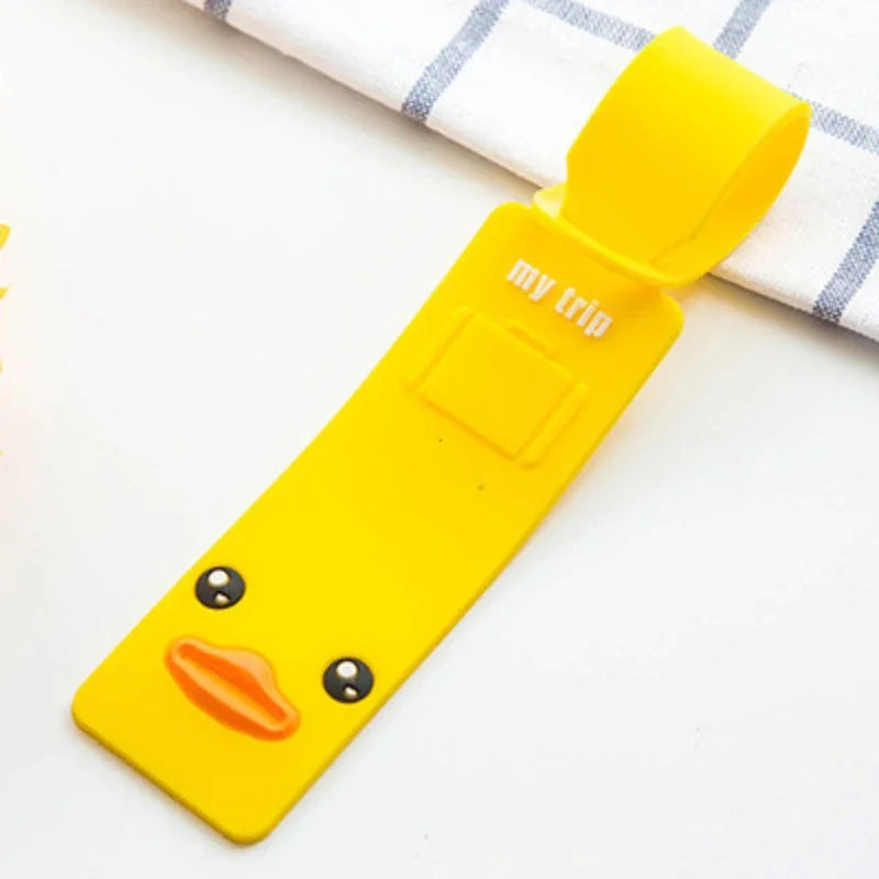 Lovely Silicone Luggage Tag Boarding Pass Luggage Tag Checked Fashion