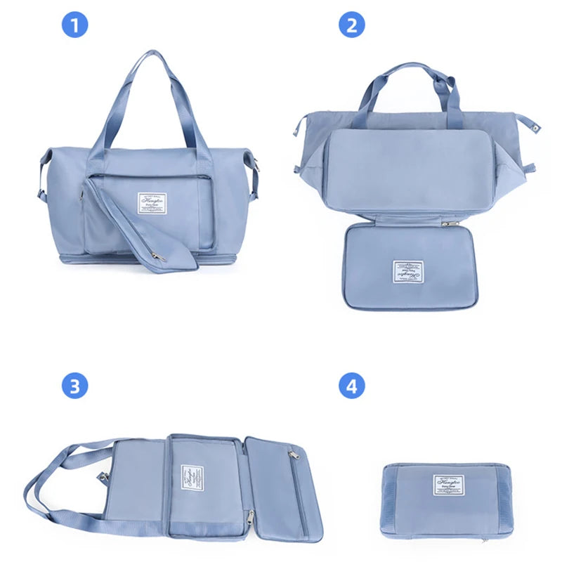 Large Capacity Expanding Travel Bags Luggage Organizer Bag Handbag