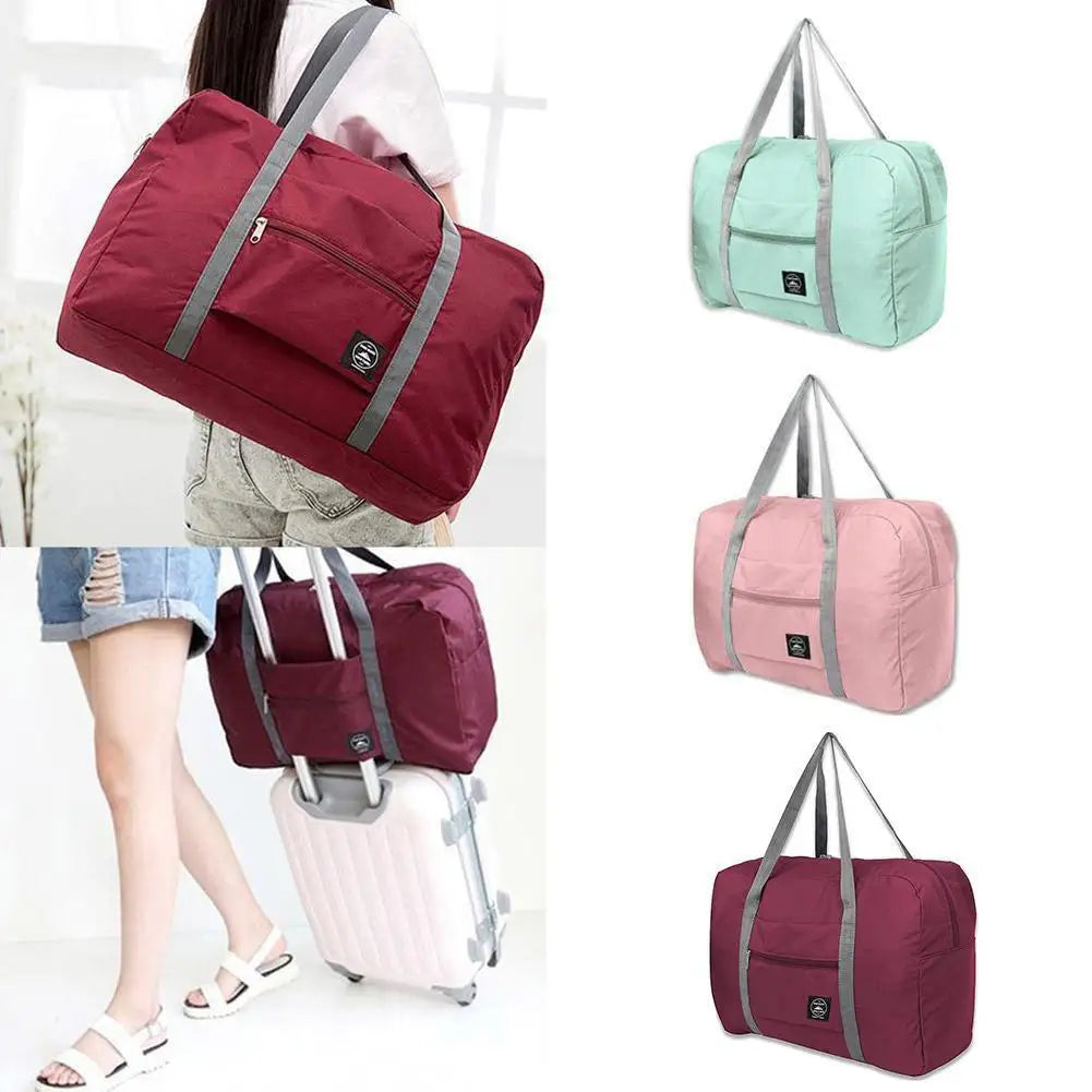 Foldable Travel Duffel Bag for Airlines Carry on Bag for Women and