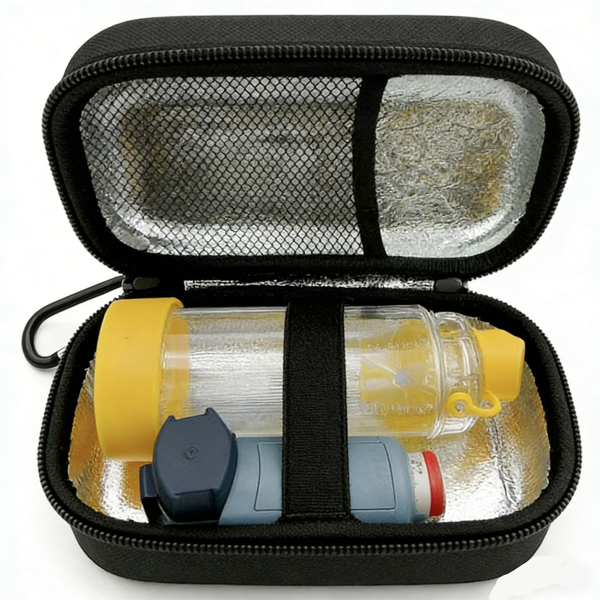 1pc Asthma Inhaler Travel Case ，Portable Nebulizer Case/bag , Includes