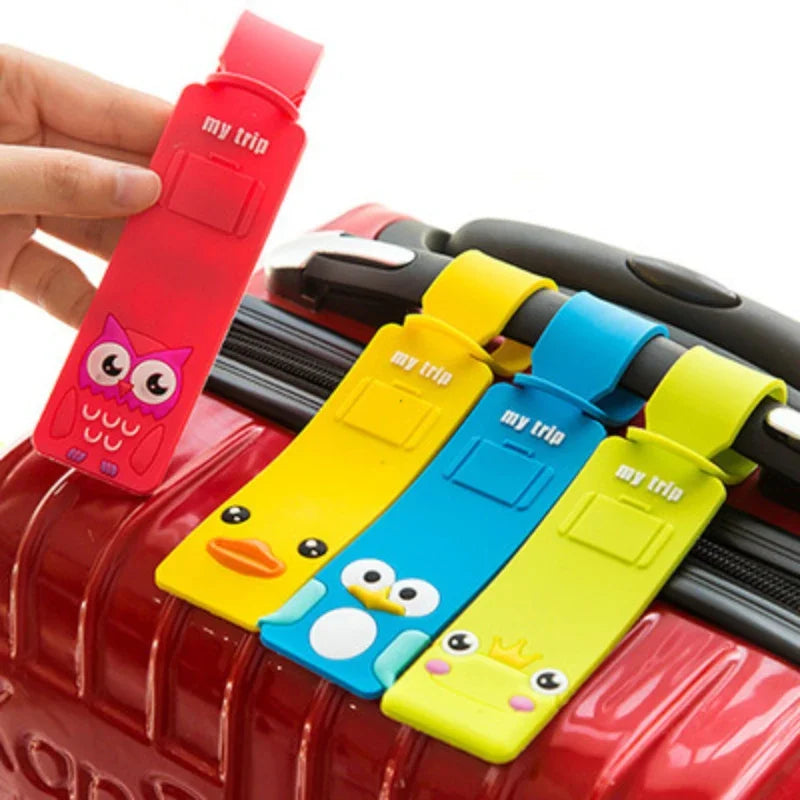Lovely Silicone Luggage Tag Boarding Pass Luggage Tag Checked Fashion