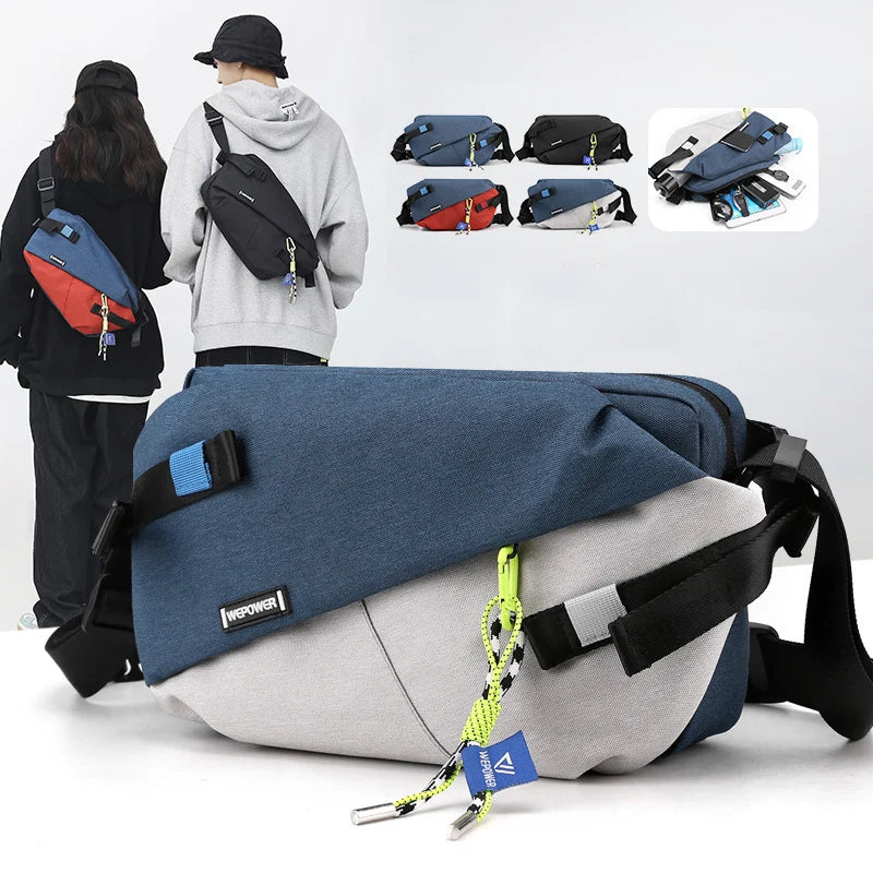 High Quality Nylon Panelled Waist Packs 2026 New Brand Unisex Chest