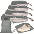 Set/6 pcs Compressible Packing Travel Storage Bag Cubes Waterproof