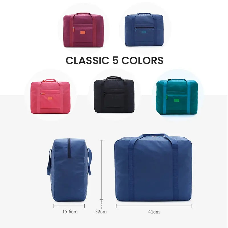 Lightweight Foldable Travel Duffel Bag - Unisex Carry-On Tote
