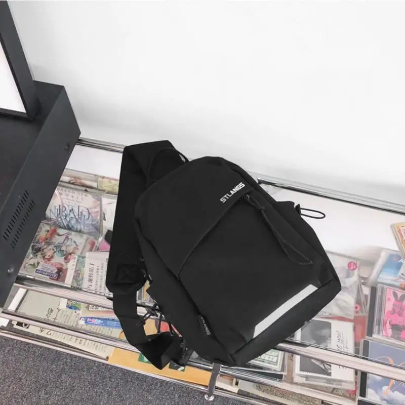 Unisex Sling Backpack Chest Bag Men Women Lightweight Crossbody Bag