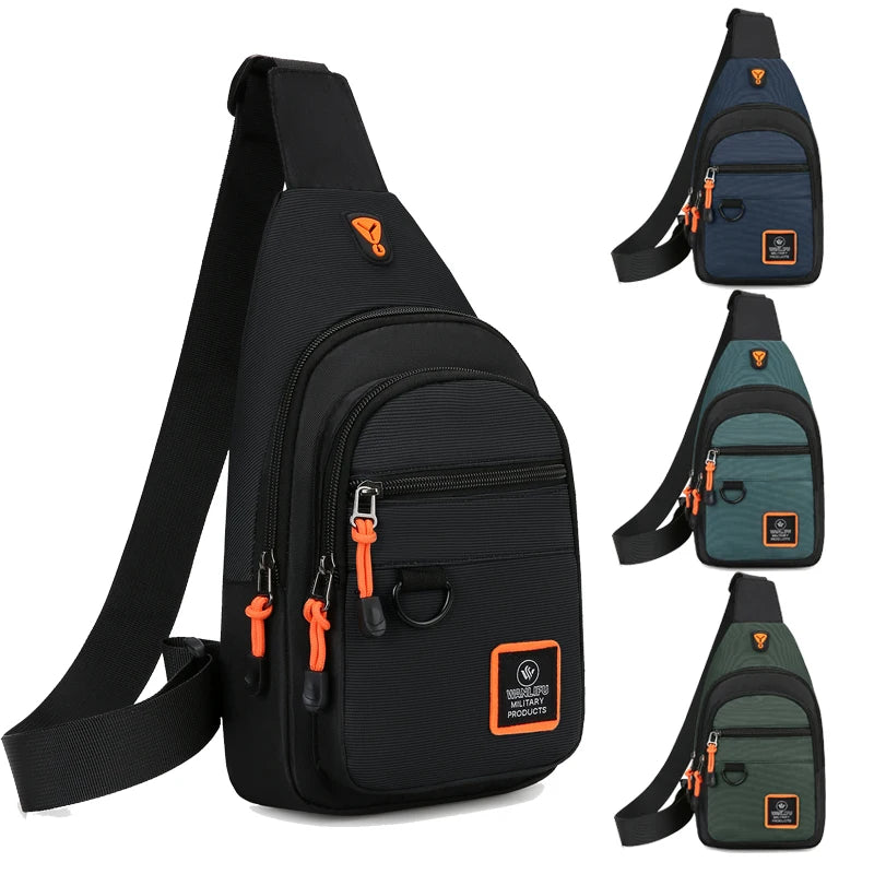 Men's leisure outdoor hiking bike shoulder bag, waterproof sports