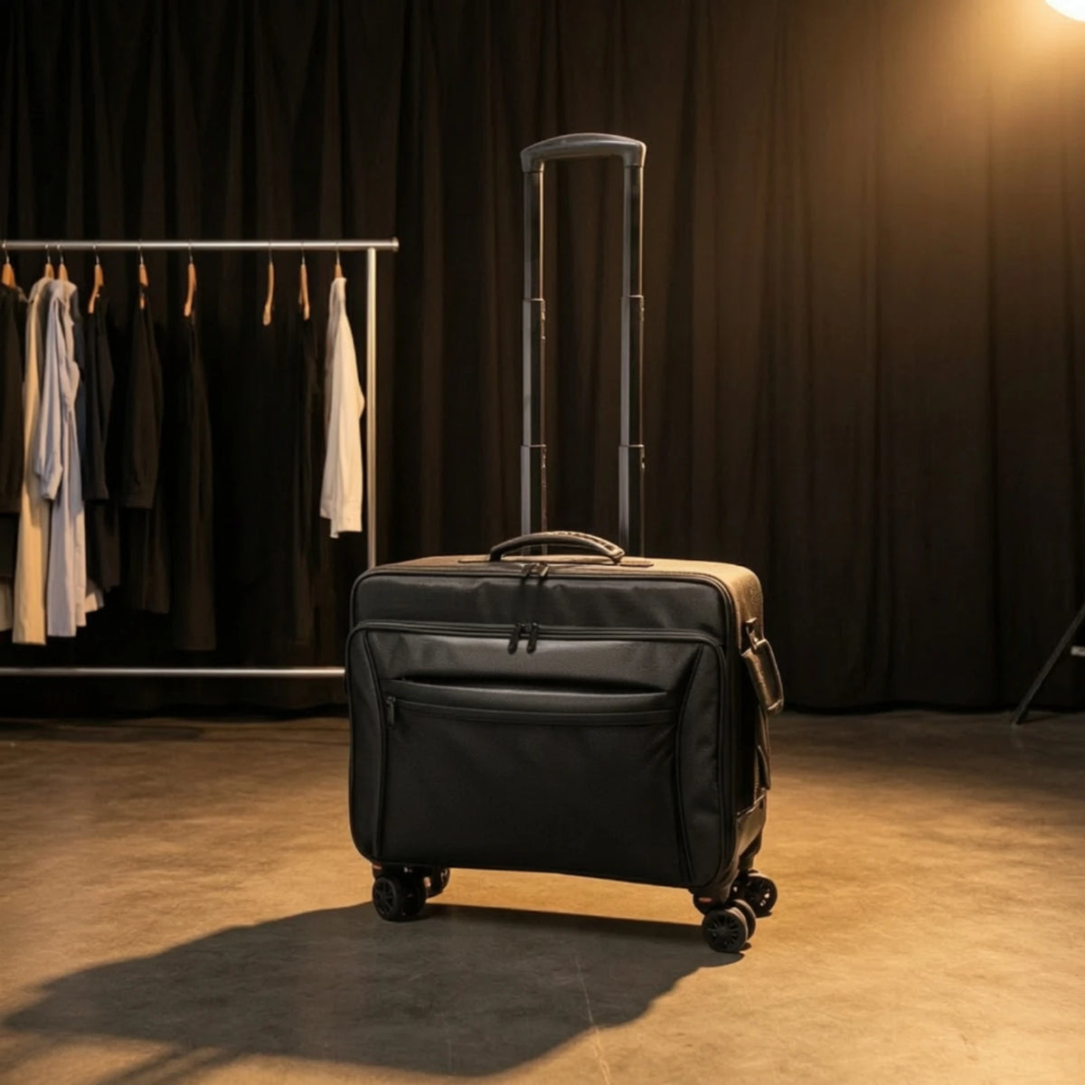 Rolling Makeup Case Hard-Sided Makeup Case with Wheels Cosmetic