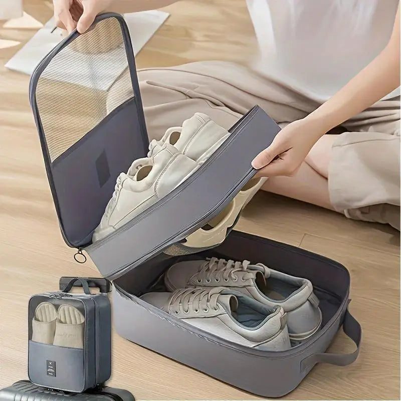 Shoe Bags - Holds 3 Pair of Shoes, Travel Essentials for Flying Carry