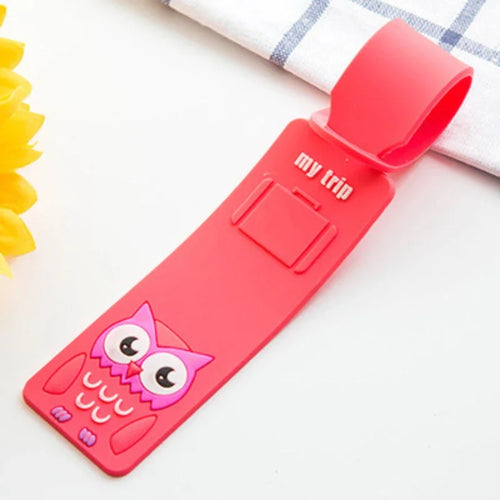 Lovely Silicone Luggage Tag Boarding Pass Luggage Tag Checked Fashion