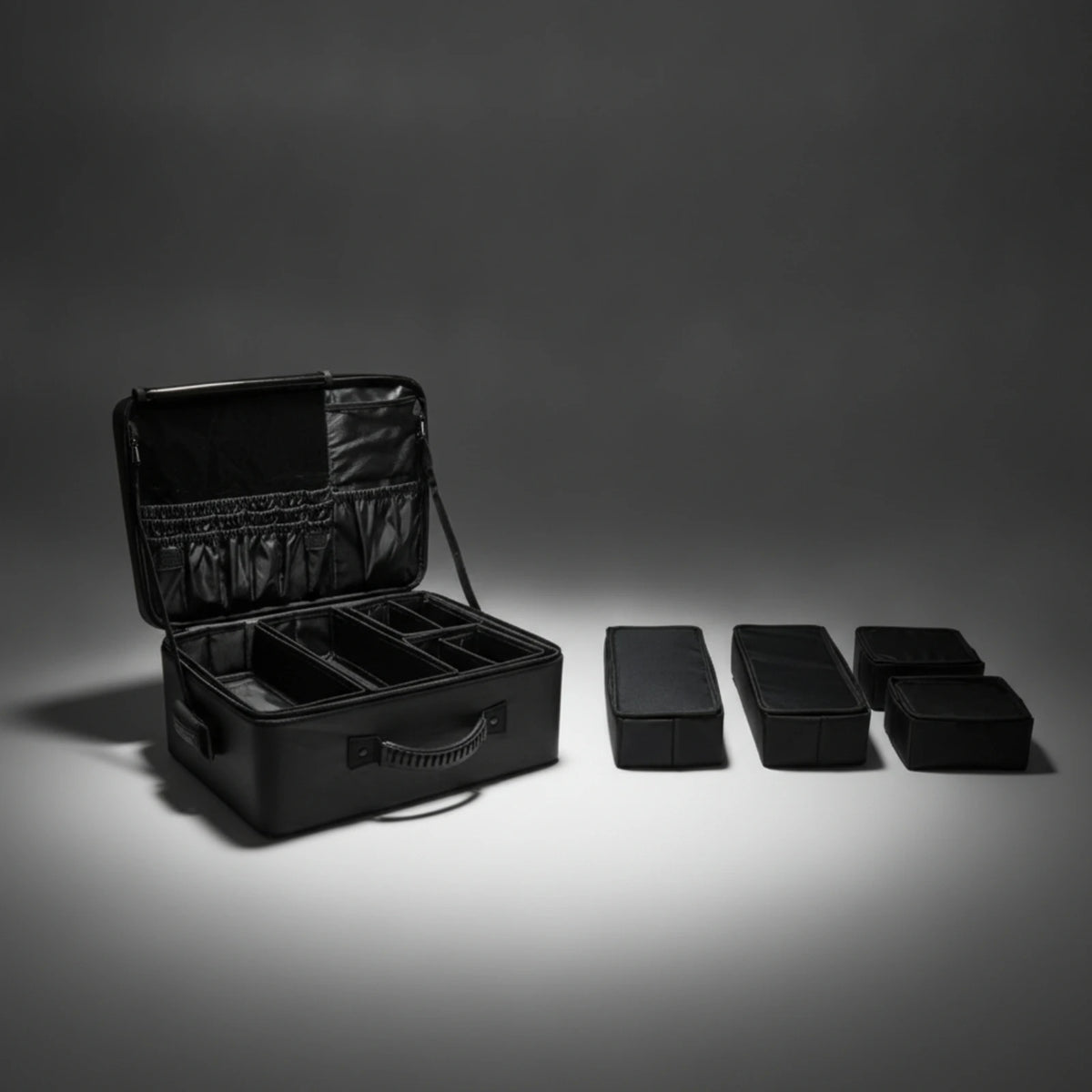 Rolling Makeup Case Hard-Sided Makeup Case with Wheels Cosmetic