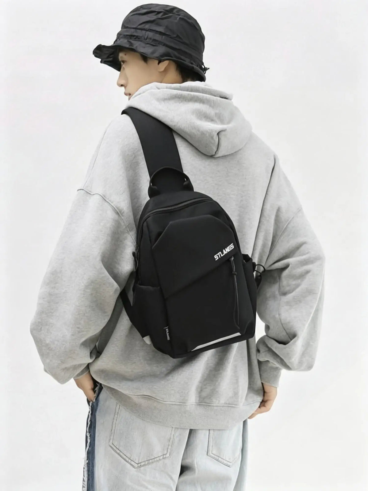 Unisex Sling Backpack Chest Bag Men Women Lightweight Crossbody Bag