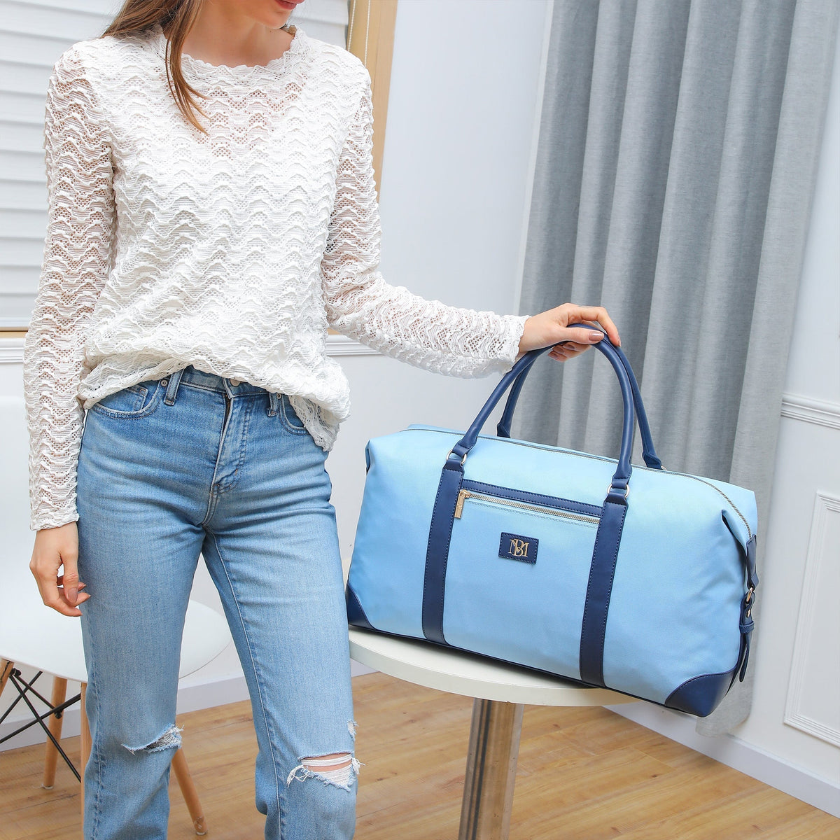 Barbara XL Canvas Weekender Duffel Bag